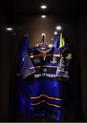 17 December 2016; A Leinster jersey hangs in the dressing rooms ahead of the European Rugby Champions Cup Pool 4 Round 4 match between Leinster and Northampton Saints at the Aviva Stadium, Dublin. Photo by Brendan Moran/Sportsfile