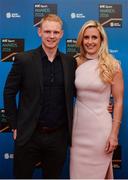 17 December 2016; Brid Stack and Carthach Keane arriving for the 2016 RTÉ Sport Awards in RTE Television Studios, Donnybrook, Dublin.  Photo by Eóin Noonan/Sportsfile