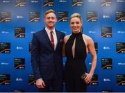 17 December 2016; Olympic athletes Natalya Coyle and Arthur Lanigan O'Keeffe arriving for the 2016 RTÉ Sport Awards in RTE Television Studios, Donnybrook, Dublin.  Photo by Eóin Noonan/Sportsfile