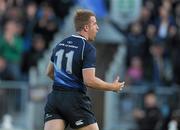 13 May 2011; Luke Fitzgerald, Leinster, celebrates after scoring his side's second try. Celtic League Semi-Final, Leinster v Ulster, RDS, Ballsbridge, Dublin. Photo by Sportsfile