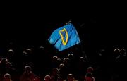 13 May 2011; A general view of a Leinster flag during the game. Celtic League Semi-Final, Leinster v Ulster, RDS, Ballsbridge, Dublin. Picture credit: Stephen McCarthy / SPORTSFILE