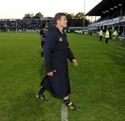 13 May 2011; Brian O'Driscoll, Leinster, leaves the pitch after the game. Celtic League Semi-Final, Leinster v Ulster, RDS, Ballsbridge, Dublin. Picture credit: Stephen McCarthy / SPORTSFILE