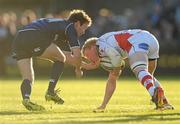 13 May 2011; Nevin Spence, Ulster, is tackled by Eoin Reddan, Leinster. Celtic League Semi-Final, Leinster v Ulster, RDS, Ballsbridge, Dublin. Picture credit: Stephen McCarthy / SPORTSFILE