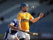 14 May 2011; Karl McKeegan, Antrim, in action against John A Delaney, Laois. Leinster GAA Hurling Senior Championship, First Round, Laois v Antrim, O'Moore Park, Portlaoise, Co. Laois. Picture credit: Ray McManus / SPORTSFILE