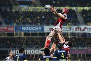 18 December 2016; Pete Browne of Ulster in action during the European Rugby Champions Cup Pool 5 Round 4 match between ASM Clermont Auvergne and Ulster at Stade Marcel-Michelin in Clermont-Ferrand, France. Photo by Ramsey Cardy/Sportsfile