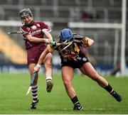 13 August 2016; Aoife Donoghue of Galway in action against Meighan Farrell of Kilkenny during the Liberty Insurance Senior Camogie Championship Semi-Final game between Galway and Kilkenny at Semple Stadium in Thurles, Co Tipperary. Photo by Ray McManus/Sportsfile