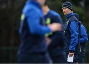 19 December 2016; Leinster head coach Leo Cullen during squad training at UCD in Belfield, Dublin. Photo by Seb Daly/Sportsfile