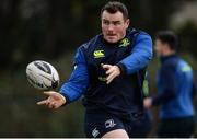 19 December 2016; Peter Dooley of Leinster in action during squad training at UCD in Belfield, Dublin. Photo by Seb Daly/Sportsfile