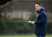 19 December 2016; Leinster head of athletic performance Charlie Higgins during squad training at UCD in Belfield, Dublin. Photo by Seb Daly/Sportsfile