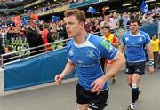 30 April 2011; Leinster's Brian O'Driscoll makes his way down the players' tunnel as the teams come out before the game. Heineken Cup Semi-Final, Leinster v Toulouse, Aviva Stadium, Lansdowne Road, Dublin. Picture credit: Brendan Moran / SPORTSFILE