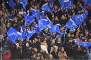 17 December 2016; Leinster supporters cheer after a score during the European Rugby Champions Cup Pool 4 Round 4 match between Leinster and Northampton Saints at the Aviva Stadium, Dublin. Photo by Brendan Moran/Sportsfile