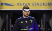 17 December 2016; Ross Byrne of Leinster before the European Rugby Champions Cup Pool 4 Round 4 match between Leinster and Northampton Saints at the Aviva Stadium, Dublin. Photo by Brendan Moran/Sportsfile