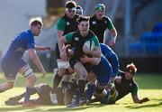 21 December 2016; Daniel Hurley of the Ireland Under-20 XV is tackled by Caelan Doris of the  Leinster Development XV during the match between Leinster Development XV and Ireland Under-20 XV at Donnybrook Stadium in Dublin. Photo by Matt Browne/Sportsfile
