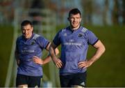 21 December 2016; Peter O'Mahony and Tommy O'Donnell of Munster during squad training at the University of Limerick in Limerick. Photo by Diarmuid Greene/Sportsfile