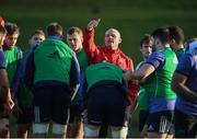 21 December 2016; Munster defence coach Jacques Nienaber speaks to his players during squad training at the University of Limerick in Limerick. Photo by Diarmuid Greene/Sportsfile