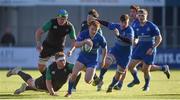 21 December 2016; Mark O'Keeffe of the Leinster Development XV goes past the tackle of Cillian Gallagher of the Ireland Under-20 XV during the match between Leinster Development XV and Ireland Under-20 XV at Donnybrook Stadium in Dublin. Photo by Matt Browne/Sportsfile