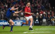 26 December 2016; Simon Zebo of Munster in action against Robbie Henshaw of Leinster during the Guinness PRO12 Round 11 match between Munster and Leinster at Thomond Park in Limerick. Photo by Diarmuid Greene/Sportsfile
