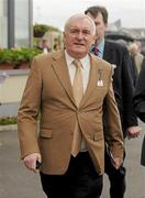 21 May 2011; Former Taoiseach Bertie Ahern at the day's racing. Curragh Racecourse, Curragh, Co. Kildare. Photo by Sportsfile