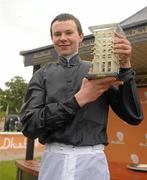 21 May 2011; Jockey Joseph O'Brien after winning the Abu Dhabi Irish 2,000 Guineas aboard Roderic O'Connor. Curragh Racecourse, Curragh, Co. Kildare. Photo by Sportsfile