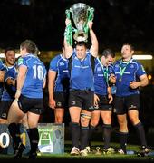 21 May 2011; Leinster's Sean O'Brien celebrates with the Heineken Cup after the game. Heineken Cup Final, Leinster v Northampton Saints, Millennium Stadium, Cardiff, Wales. Picture credit: Brendan Moran / SPORTSFILE