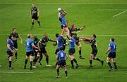 21 May 2011; Sean O'Brien, Leinster, wins possession in a lineout. Heineken Cup Final, Leinster v Northampton Saints, Millennium Stadium, Cardiff, Wales. Picture credit: Stephen McCarthy / SPORTSFILE