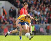 22 May 2011; Niall Browne, Clare, in action against Aidan Walsh, Cork. Munster GAA Football Senior Championship Quarter-Final, Cork v Clare, Pairc Ui Chaoimh, Cork. Picture credit: Pat Murphy / SPORTSFILE