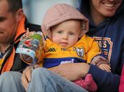 22 May 2011; Clare supporter Eibhine Donnelly, 14 months, during the game. Munster GAA Football Senior Championship Quarter-Final, Cork v Clare, Pairc Ui Chaoimh, Cork. Picture credit: Pat Murphy / SPORTSFILE