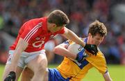 22 May 2011; Kevin Hartnett, Clare, in action against Daniel Goulding, Cork. Munster GAA Football Senior Championship Quarter-Final, Cork v Clare, Pairc Ui Chaoimh, Cork. Picture credit: Pat Murphy / SPORTSFILE