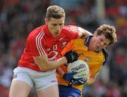 22 May 2011; Kevin Hartnett, Clare, in action against Daniel Goulding, Cork. Munster GAA Football Senior Championship Quarter-Final, Cork v Clare, Pairc Ui Chaoimh, Cork. Picture credit: Pat Murphy / SPORTSFILE