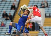 22 May 2011; Joe Hayes, Clare, in action against Donncha O'Connor, Cork. Munster GAA Football Senior Championship Quarter-Final, Cork v Clare, Pairc Ui Chaoimh, Cork. Picture credit: Pat Murphy / SPORTSFILE