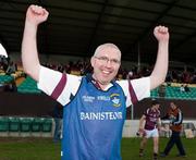 22 May 2011; Manager Brian Hanley celebrates victory for Westmeath. Leinster GAA Hurling Senior Championship First Round, Carlow v Westmeath, Dr. Cullen Park, Carlow. Picture credit: Ray McManus / SPORTSFILE