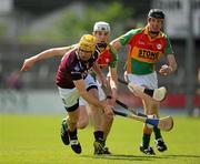 22 May 2011; Andrew Gaule, Westmeath, in action against Alan Corcoran and Eddie Coady, right, Carlow. Leinster GAA Hurling Senior Championship First Round, Carlow v Westmeath, Dr. Cullen Park, Carlow. Picture credit: Ray McManus / SPORTSFILE