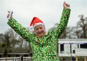 29 December 2016; Racegoer Paul Hughes, from Drogheda, Co Louth, during day four of the Leopardstown Christmas Festival in Leopardstown, Dublin. Photo by Cody Glenn/Sportsfile