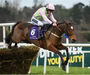 29 December 2016; Let's Dance, with Ruby Walsh up, jumps the last on their way to winning The Willis Towers Watson European Breeders Fund Mares Hurdle during day four of the Leopardstown Christmas Festival in Leopardstown, Dublin. Photo by Cody Glenn/Sportsfile
