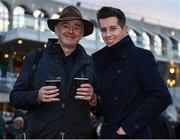 29 December 2016; Owner Michael O'Leary alongside jockey Bryan Cooper in the parade ring during day four of the Leopardstown Christmas Festival in Leopardstown, Dublin. Photo by Cody Glenn/Sportsfile