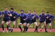 29 December 2016; Munster players including Steve Crosbie, Calvin Nash, Te Aihe Toma, Angus Lloyd, Rory Scannell, Rhys Marshall and Sam Arnold during squad training at the University of Limerick in Limerick. Photo by Diarmuid Greene/Sportsfile