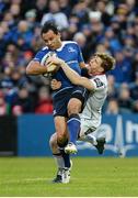 31 December 2016; Isa Nacewa of Leinster is tackled by Andrew Trimble of Ulster during the Guinness PRO12 Round 12 match between Leinster and Ulster at the RDS Arena in Dublin. Photo by Piaras Ó Mídheach/Sportsfile