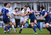31 December 2016; Stuart McCloskey of Ulster is tackled by Ross Byrne of Leinster during the Guinness PRO12 Round 12 match between Leinster and Ulster at the RDS Arena in Dublin. Photo by Ramsey Cardy/Sportsfile