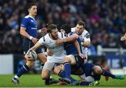 31 December 2016; Stuart McCloskey of Ulster is tackled by Sean O’Brien of Leinster during the Guinness PRO12 Round 12 match between Leinster and Ulster at the RDS Arena in Dublin. Photo by David Fitzgerald/Sportsfile