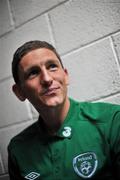 23 May 2011; Republic of Ireland's Keith Andrews during a media mixed zone ahead of their side's upcoming Carling Four Nations Tournament game against Northern Ireland on Tuesday. Republic of Media Mixed Zone, Gannon Park, Malahide, Dublin. Picture credit: David Maher / SPORTSFILE