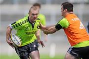 24 May 2011; Munster's Keith Earls is tackled by Damien Varley during squad training ahead of their Celtic League Grand Final against Leinster on Saturday. Munster Rugby Squad Training, Thomond Park, Limerick. Picture credit: Diarmuid Greene / SPORTSFILE