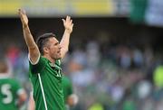 24 May 2011; Robbie Keane, Republic of Ireland, celebrates after scoring his side's second goal. Carling Four Nations Tournament, Republic of Ireland v Northern Ireland, Aviva Stadium, Lansdowne Road, Dublin. Picture credit: David Maher / SPORTSFILE