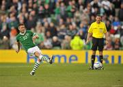 24 May 2011; Robbie Keane, Republic of Ireland, scores his side's fourth goal from the penalty spot. Carling Four Nations Tournament, Republic of Ireland v Northern Ireland, Aviva Stadium, Lansdowne Road, Dublin. Picture credit: David Maher / SPORTSFILE