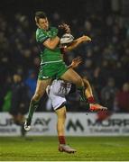 31 December 2016; Matt Healy of Connacht in action against Andrew Conway of Munster during the Guinness PRO12 Round 12 match between Connacht and Munster at Sportsground in Galway. Photo by Brendan Moran/Sportsfile