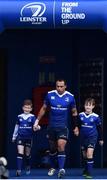 31 December 2016; Leinster matchday mascots Jack Moyles and Jack Littleton with captain Isa Nacewa ahead of the Guinness PRO12 Round 12 match between Leinster and Ulster at the RDS Arena in Dublin. Photo by Ramsey Cardy/Sportsfile