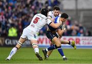 31 December 2016; Noel Reid of Leinster is tackled by Franco van der Merwe, left, and Clive Ross of Ulster during the Guinness PRO12 Round 12 match between Leinster and Ulster at the RDS Arena in Dublin. Photo by Ramsey Cardy/Sportsfile