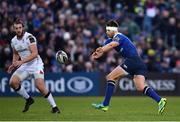 31 December 2016; Ross Byrne of Leinster in action against Stuart McCloskey of Ulster during the Guinness PRO12 Round 12 match between Leinster and Ulster at the RDS Arena in Dublin. Photo by Ramsey Cardy/Sportsfile