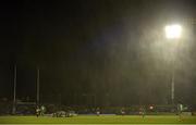 31 December 2016; The teams engage in a scrum in heavy rain during the Guinness PRO12 Round 12 match between Connacht and Munster at Sportsground in Galway. Photo by Brendan Moran/Sportsfile