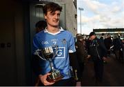 1 January 2017; Dublin captain Cian McGabhan after the Hurling Challenge game between Dublin and Dubs Stars at Parnell Park in Dublin. Photo by David Maher/Sportsfile