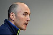 2 January 2017; Leinster backs coach Girvan Dempsey during a press conference at Leinster Rugby Headquarters in UCD, Dublin. Photo by Ramsey Cardy/Sportsfile